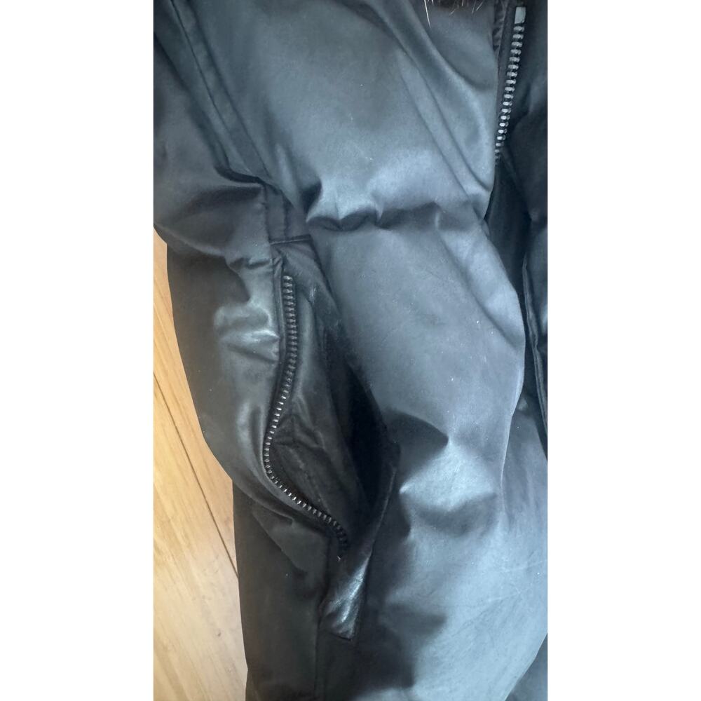 Mackage Kay Black Down Puffer Parka with Fur Trim | Women’s - Picture 6 of 11